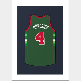 Sidney Moncrief Milwaukee Jersey Qiangy Posters and Art